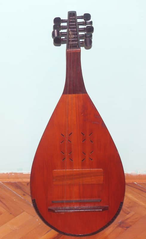Old Vintage Antique COBZA , KOBOZ ROMANIAN LUTE small OUD image 1