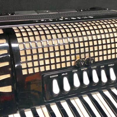 Excelsiola By Excelsior Model 612-M Black Accordion Made In Italy image 7