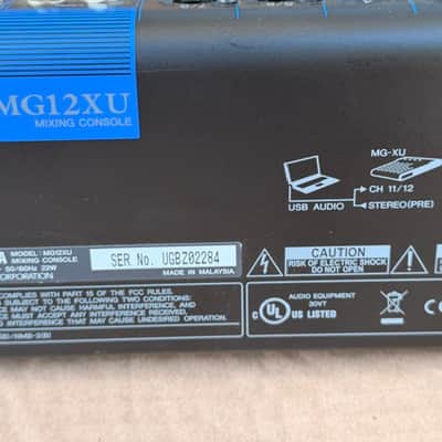 Yamaha MG12XU Mixing Console image 18