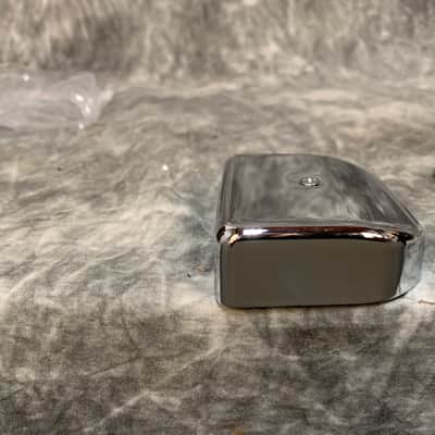 Japanese Tremolo tailpiece  Chrome NOS Teisco Zenon Kingston Kawai Guyatone image 4