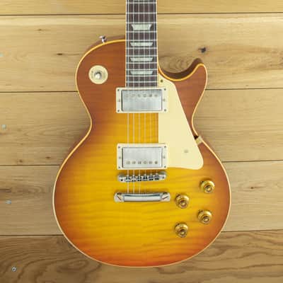 Gibson Custom M2M Murphy Lab 59 Les Paul Standard Light Aged, Handpicked Top, Royal Tea Burst Top #34 94598 image 1