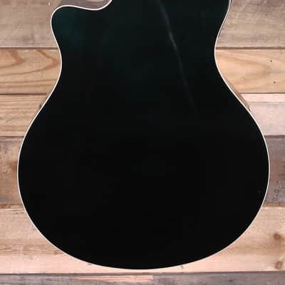 Yamaha APX600 Thinline Acoustic/Electric Guitar Oriental Blue Burst image 3