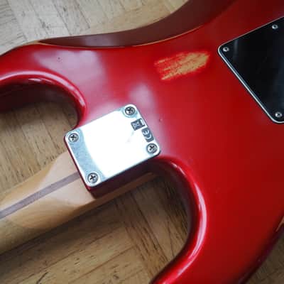RARE!! Fender Road Worn Player Stratocaster HSS Candy Apple Red image 9