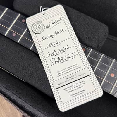 Custom Pisgah 12" Wonder 5 String Banjo with Maple armrest image 24