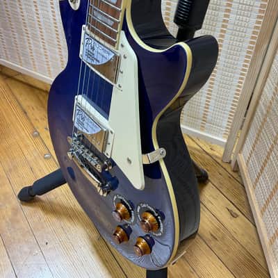 Epiphone Les Paul Standard Quilt Top PRO 2012 - Trans Blue image 6