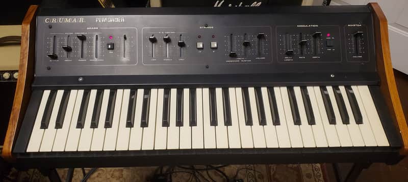 Crumar Performer 1979 analog synth works video *read* image 1