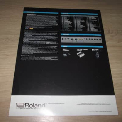 Roland SP-606 Sampling Workstation Brochure-Original Vintage Synthesizer Catalog image 3