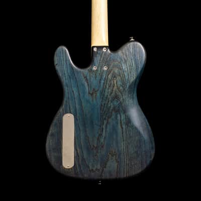 Solstice Guitars ~ Transit Custom 2020 Lucent Blue Bigsby roller trem Duncan P-Rail tele style image 3