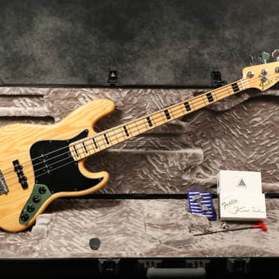 2012 Fender American Deluxe Jazz Bass - Natural - Exceptional Condition w/Upgrades image 2