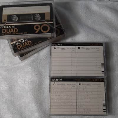 1-1980 Sony Duad 90 Super Rare FeCr Ferro Chrome 90 Excellent Used Cassette Tapes 90 Mins Will Combine Shipping! image 5