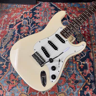 Fernandes Revival Series ‘76 Stratocaster RST50-W Olympic White Rosewood - 1980's image 1