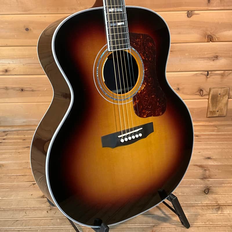 Guild F-55E Acoustic Guitar - Antique Burst image 1
