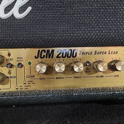 Marshall JCM 2000 TSL 100 Triple Super Lead 3-Channel 100-Watt Guitar Amp Head 2000s - Black image 3