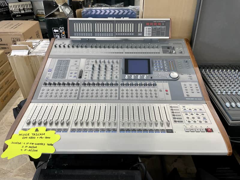 TASCAM DM-4800 + MU-1000 METER UNIT image 1