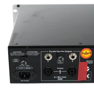 SWR 550x Professional Bass Amplifier Owned by Brian Setzer image 8