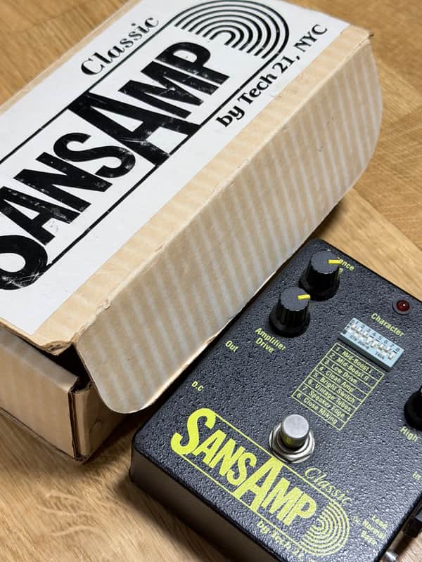 Tech 21 SansAmp Classic 2010s - Black with original box overdrive amp simulator image 1