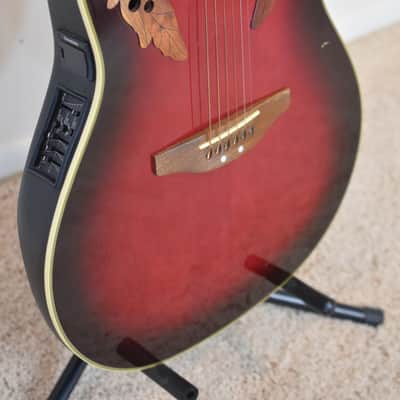 Ovation Celebrity CS257 - 2000s - Cherry Burst - w/ OHSC image 5