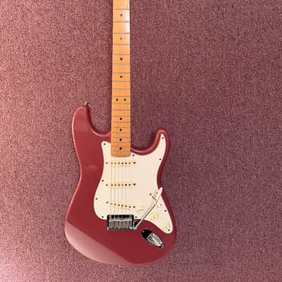 1995 Fender American Standard Stratocaster with Matching Headstock - Burgundy Mist image 1