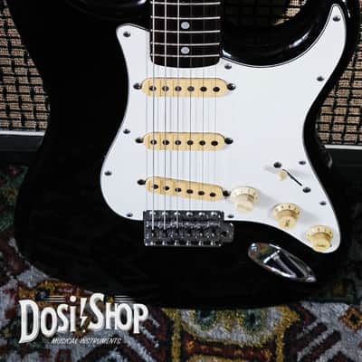 Fender Stratocaster ST72-70 Reissue - Made in Japan MIJ - Serial E Anni '80 Vintage - Refinished Nitro Black image 11