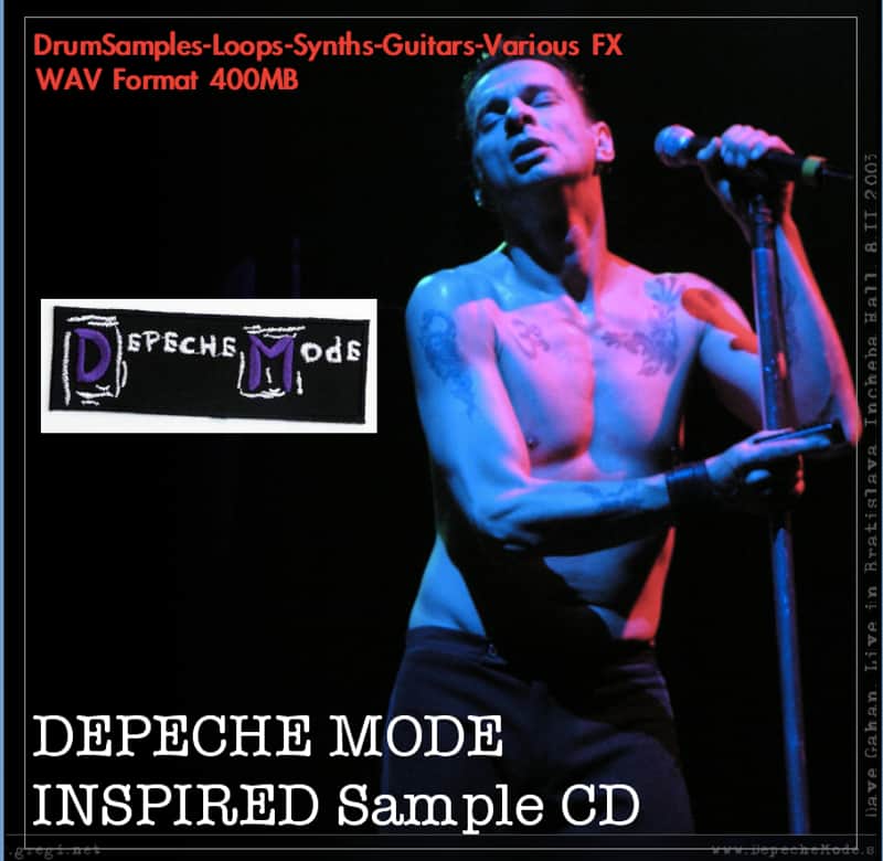 DEPECHE MODE Inspired- Wav Samples Download • DM Sounds• Loops•Drumkits•Bass•FX• Guitar image 1