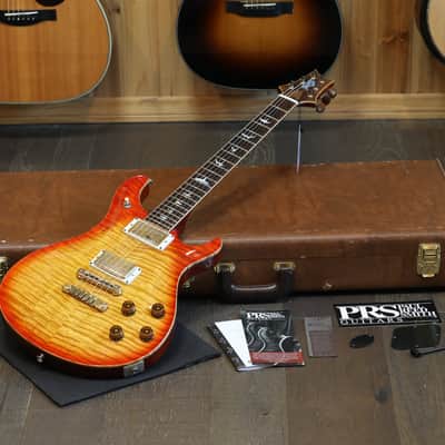 Minty! 2016 PRS McCarty 594 Private Stock Brazillian Rosewood Electric Guitar Flamed Cherry Sunburst + COA OHSC image 1