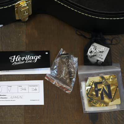 Minty! 2019 Heritage H-535 Semi-Hollow Electric Guitar Figured Cherry + OHSC image 2