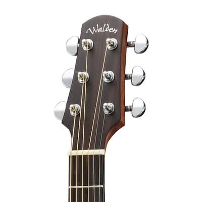Walden G550REAB-G Natura Solid Spruce Top Armrest Grand Auditorium Acoustic-Electric - Amber Burst Gloss Top / Open Pore Natural (G550REAB-G/W) image 3