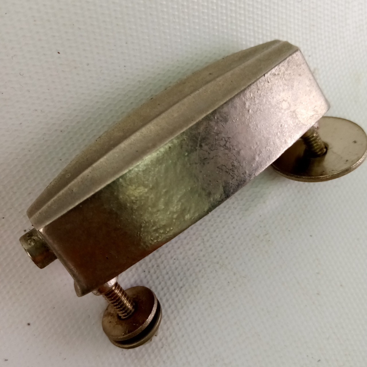 Slingerland Cigar/Streamline 1x Floor Tom Drum Lug Radio King Nickel Vintage 40s — main photograph