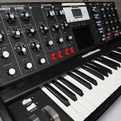 Moog Minimoog Voyager Electric Blue Edition Analog Synthesizer #59445 image 10