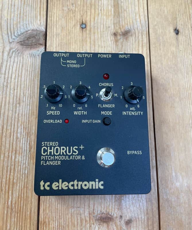 TC Electronic SCF Gold Stereo Chorus + Pitch Modulator & Flanger Reissue 2022 - Present - Black image 1