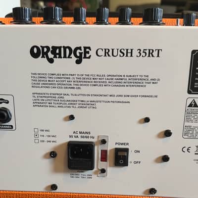 Orange Crush 35RT 2-Channel 35-Watt 1x10" Guitar Combo 2015 - Present - Orange image 2