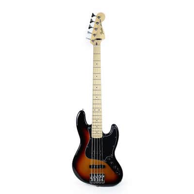 【かな】　フェンダーメキシコデラックスアクティブジャズベース Fender フェンダー Deluxe Active Jazz Bass V （ 3-Color Sunburst /M