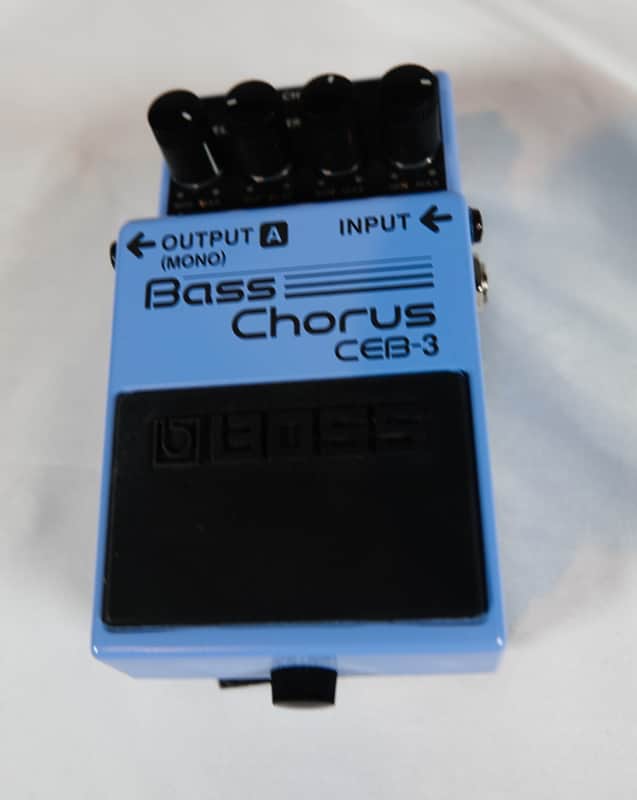 Boss CEB-3 Bass Chorus (Dark Gray Label) 2001 - Present - Blue