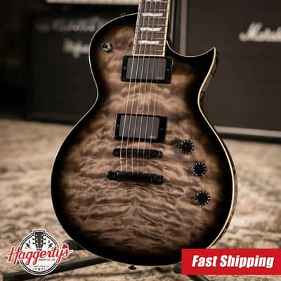 ESP LTD EC-400 QM Electric Guitar - See Thru Black Sunburst