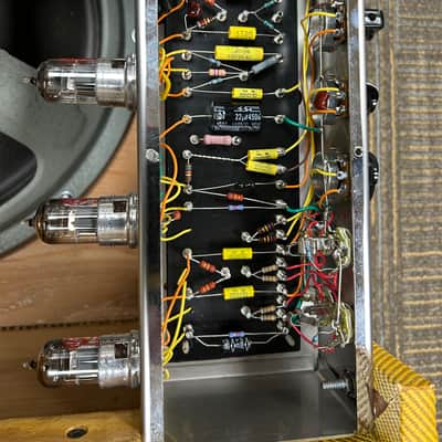5F6-A Tweed Bassman, Vintage Jensen Vibranto 15" Beautiful image 9