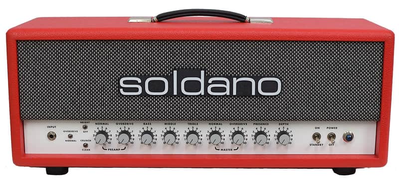 Soldano SLO-100 BM Head Red Tolex S&P | Reverb