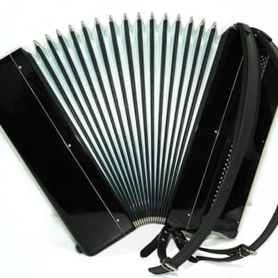 Converter Free Bass Button Accordion Tula Yasnaya Polyana Russian Bayan Copper Voices Solid Reeds, New Straps and Soft Case, 2734 image 9