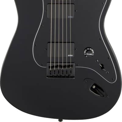 Fender Jim Root Signature Stratocaster Electric Guitar, Ebony Fingerboard, Flat Black image 1