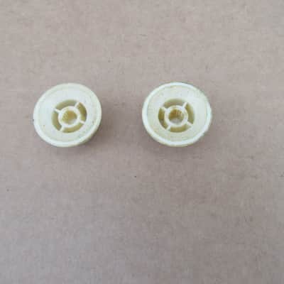 1960s Pair of Silvertone 1418 Guitar Knobs Fits Teisco National Univox Aria image 2