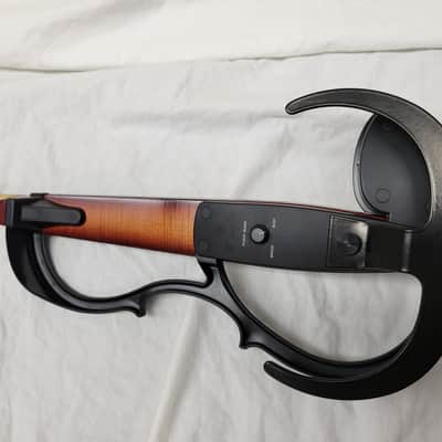 Yamaha Professional Silent Violin, model SV250 circa 2020, with used case image 4