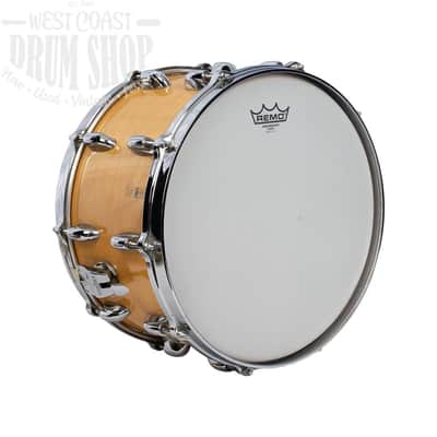 Used Gretsch 8x14 1980s Square Badge Snare Drum Maple image 2