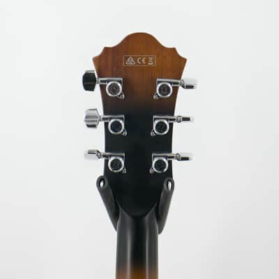 Used Ibanez AM53 Tobacco Flat Semi-Hollow Electric Guitar w/Epiphone Pickups & Locking Tuners image 4