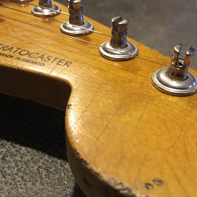 Fender Stratocaster Electric Guitar Arctic White Nitro (Partscaster) by Nate's Relic Guitars image 4