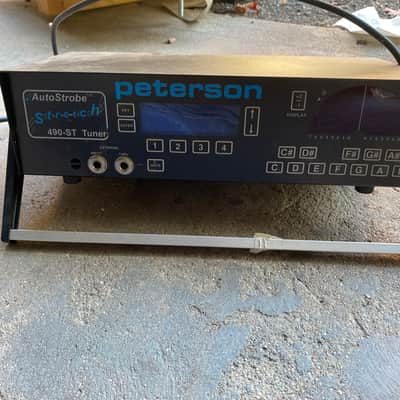 Peterson 490-ST AutoStrobe Tuner with Stretch Tuning Black image 1