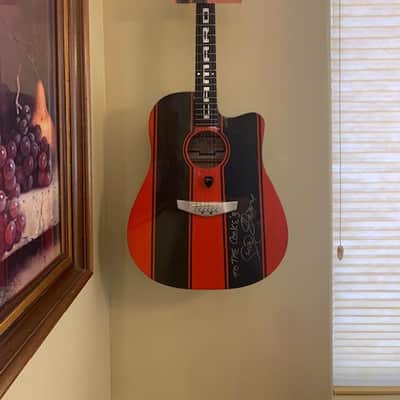 Esteban guitar Acoustic - RED / BLACK image 2
