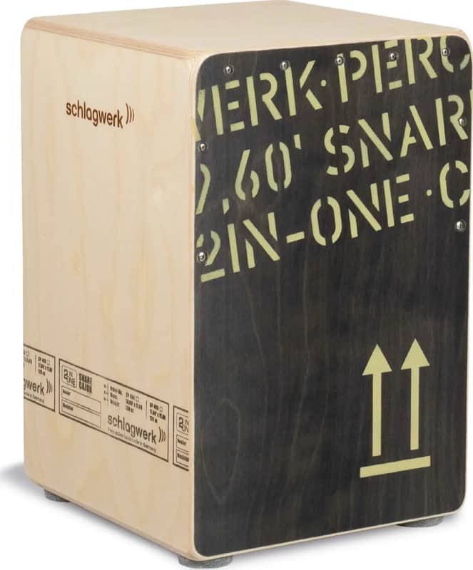Schlagwerk CP403 2inOne Beechwood Medium Cajon, Black image 1