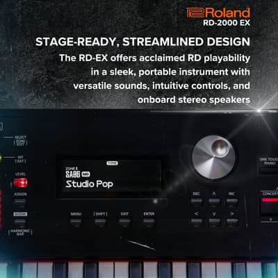 Roland RD-2000EX Premium 88-Key Digital Stage Piano with Dual Sound Engines, Two Pre-Installed V-Piano Expansions and Modern Controller image 4