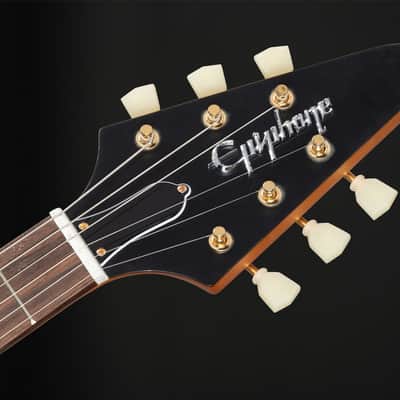Epiphone 1958 Korina Flying V, White Pickguard with Case image 7