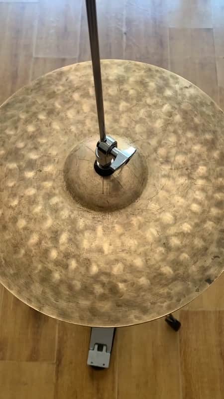 none Branded 14"hihat Cymbals B20 Bronze Raw Dark Dry image 1