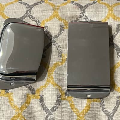 Fender/Squier Precision Bass Ashtray Bridge / Pickup Cover Set - Chrome Bild 1